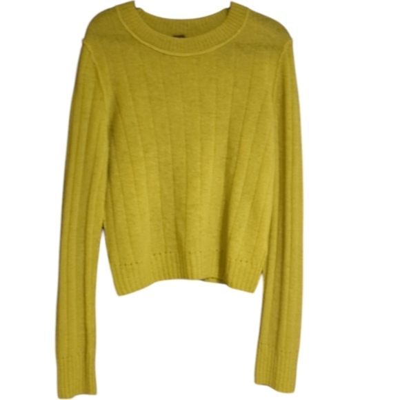 Nwot FREE PEOPLE Sz S BE MINE CASHMERE CREW NECK - Picture 3 of 3